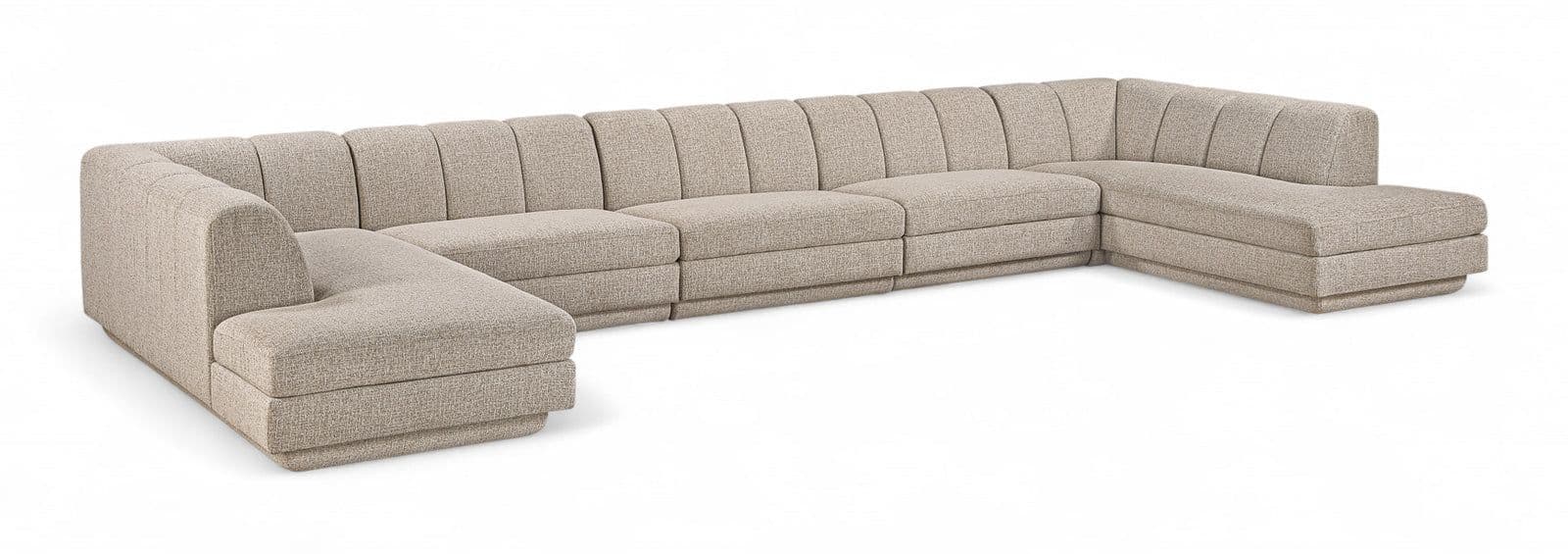 Laurel Fabric Upholstered Sectional, 5-Piece (Style 2)