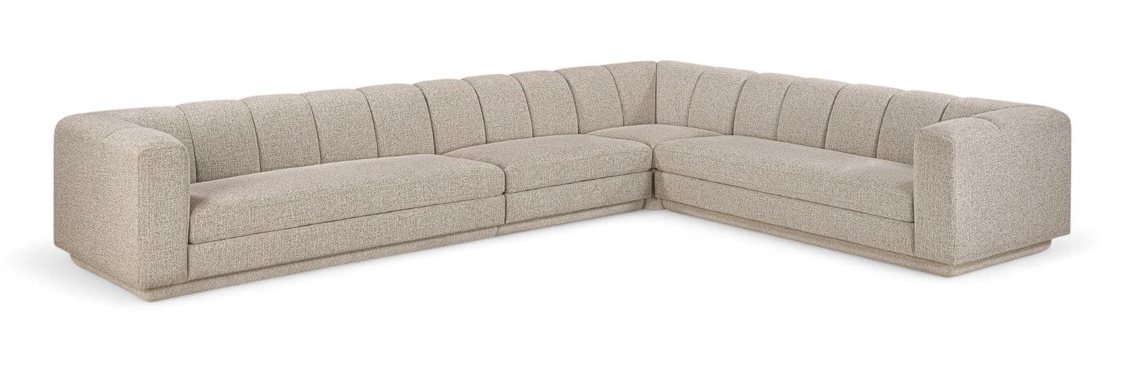 Laurel Fabric Upholstered Sectional, 4-Piece (Style 2)