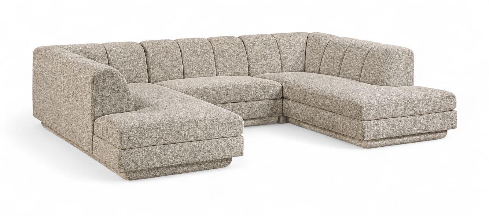 Laurel Fabric Upholstered Sectional, 3-Piece (Style 3)