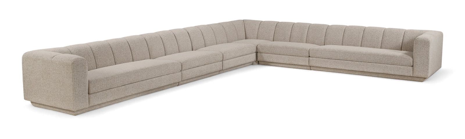Laurel Fabric Upholstered Sectional, 6-Piece
