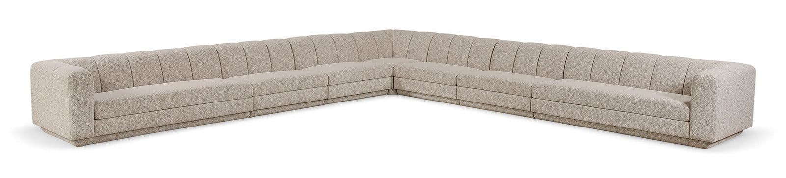Laurel Fabric Upholstered Sectional, 7-Piece