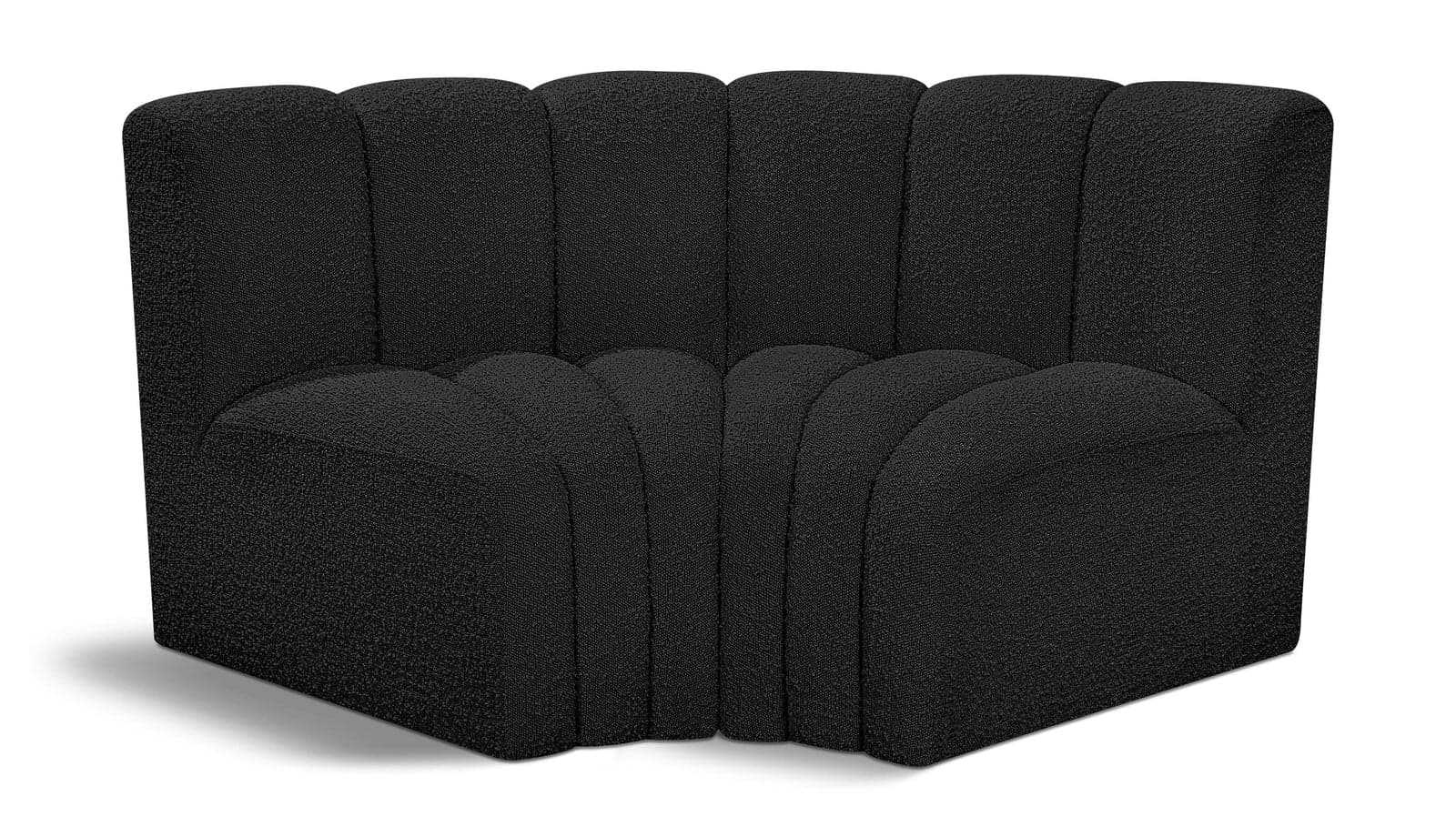 Yara 60" Boucle Fabric Upholstered Sectional, 2-Piece (Style 2) — Vista 1 (1/5)