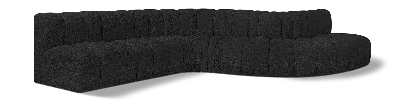 Yara 170" Boucle Fabric Upholstered Sectional, 7-Piece — View 1 (1/5)