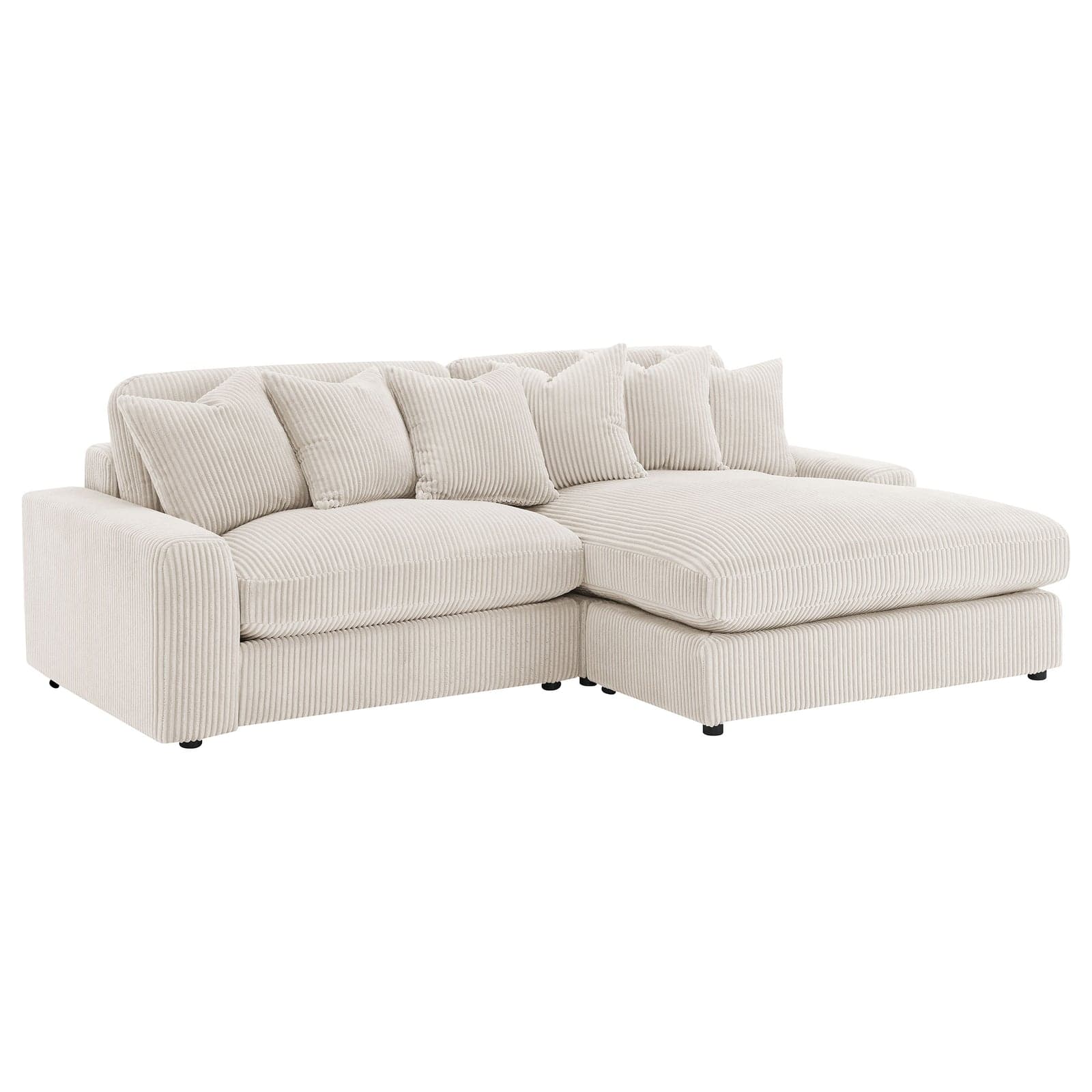 Elchin Upholstered Reversible Chaise Sectional Sofa SandSand — Vista 1 (1/3)