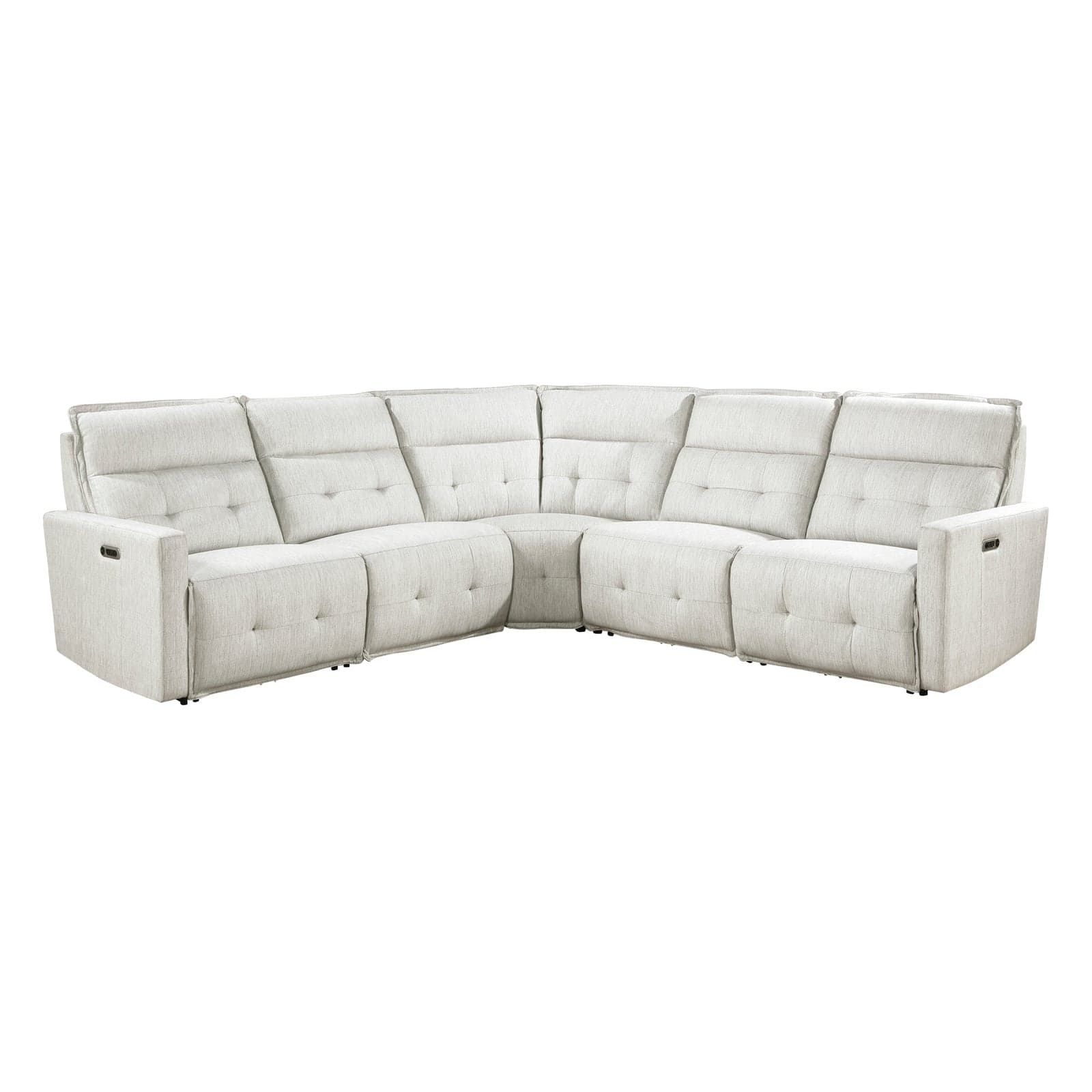 Cotterill (5)5-Piece Modular Power Reclining Sectional with Power Headrests — View 1 (1/3)