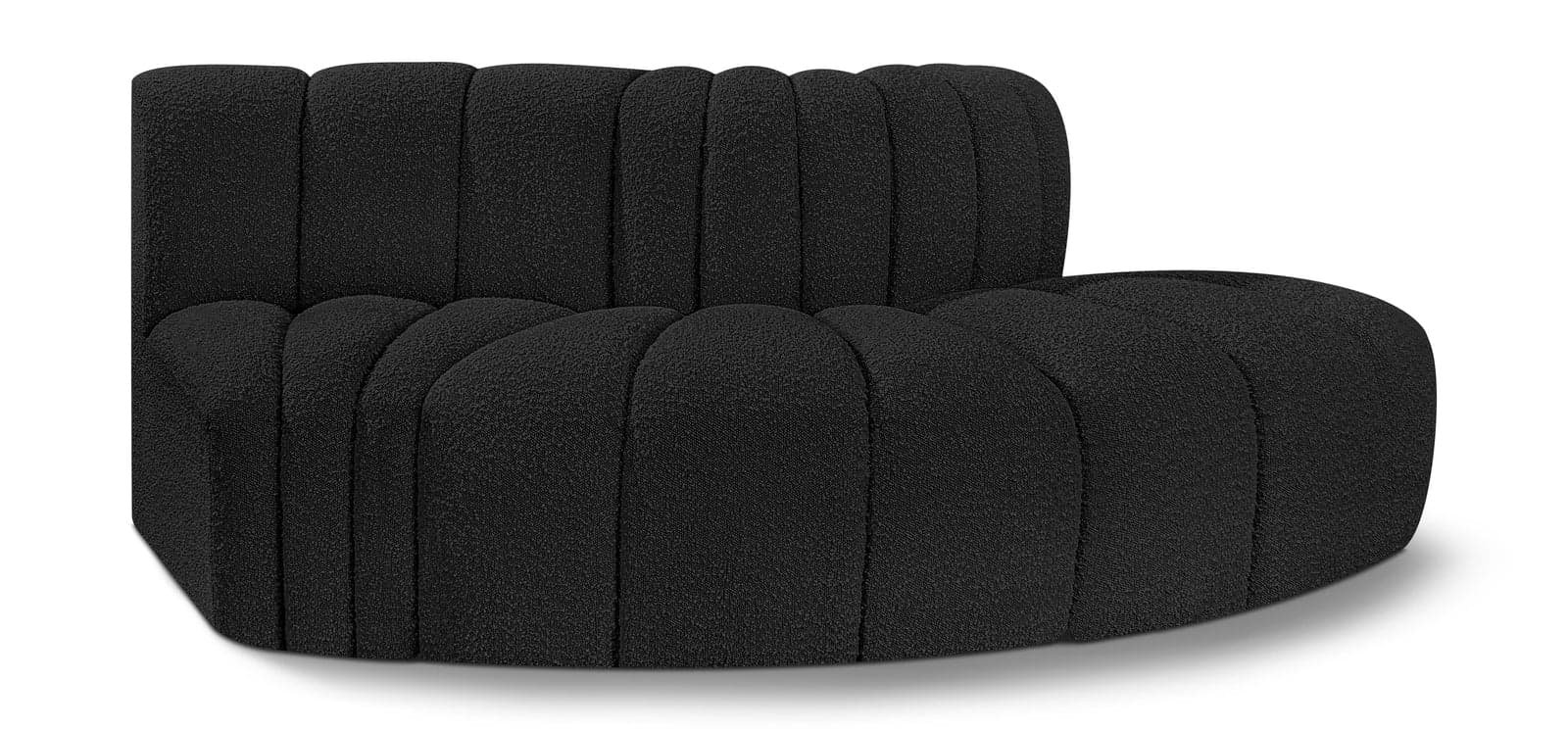 Yara 77" Boucle Fabric Upholstered Sectional, 3-Piece — Vista 1 (1/5)