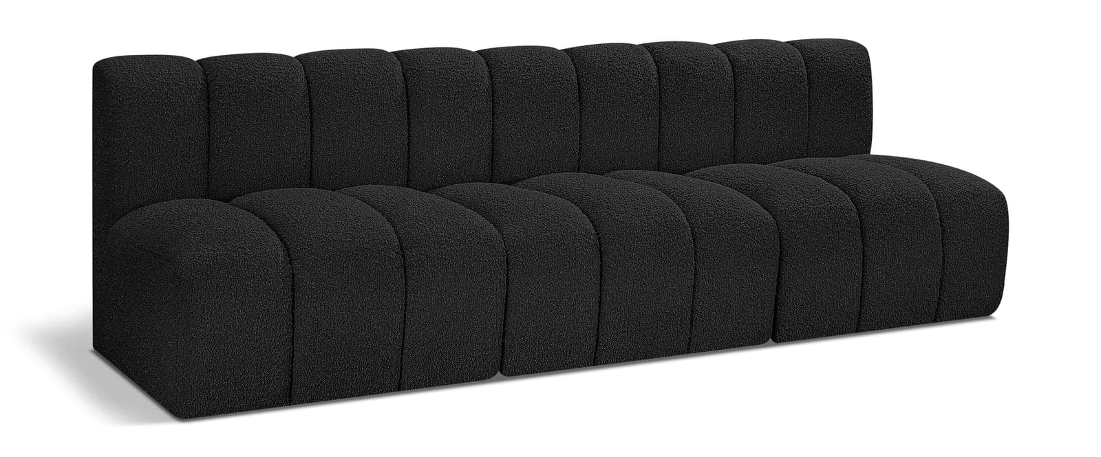 Yara 89.5" Boucle Fabric Upholstered Sectional, 3-Piece — Vista 1 (1/5)