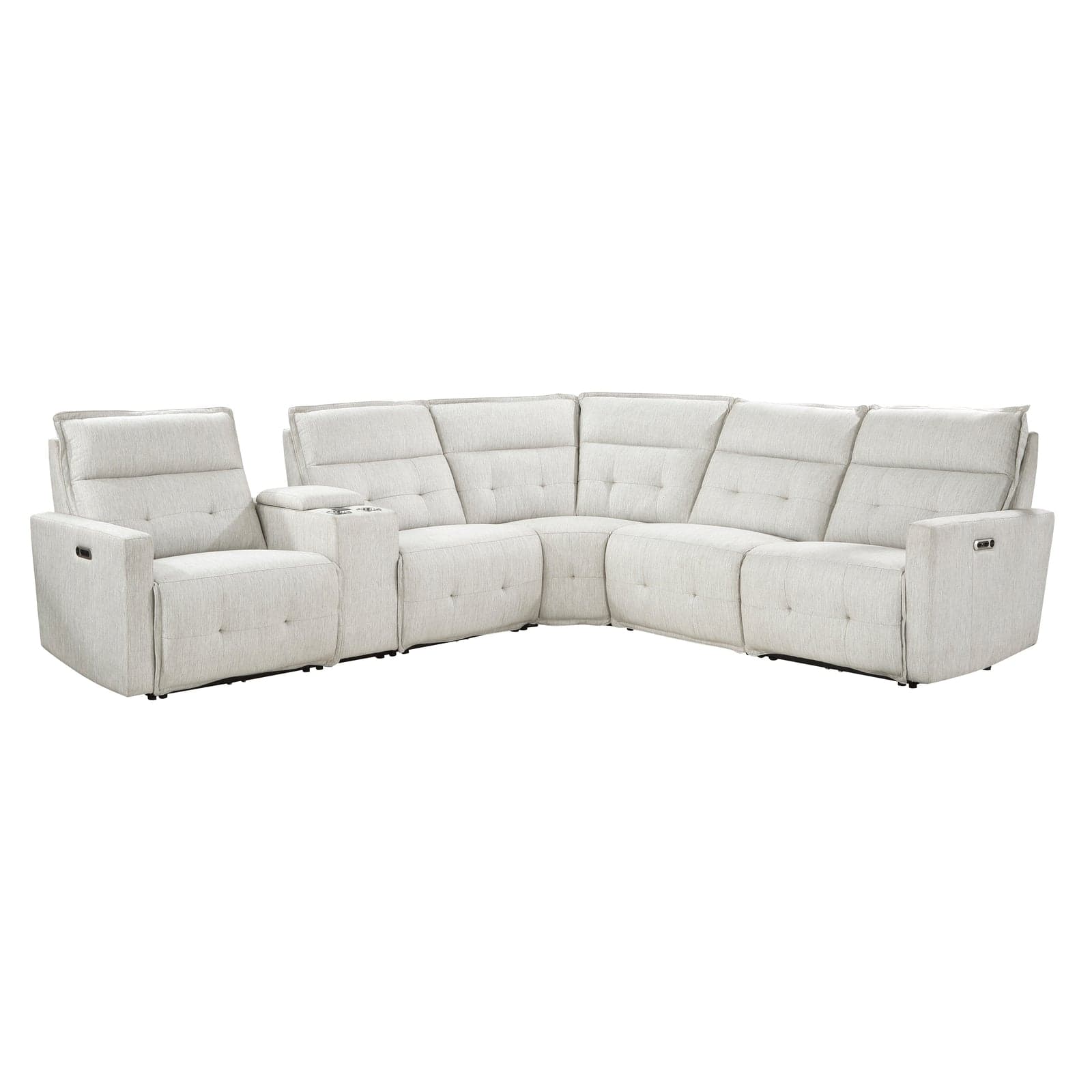 Cotterill (6)6-Piece Modular Power Reclining Sectional with Power Headrests — View 1 (1/3)