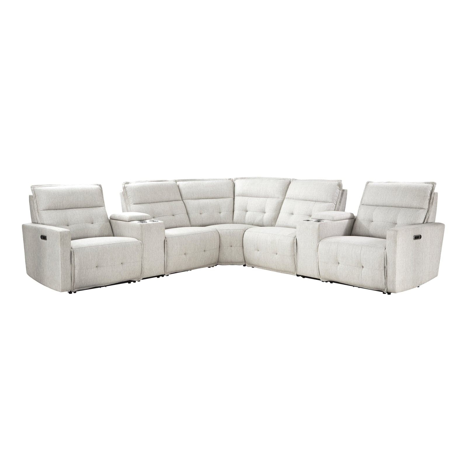 Cotterill (7)7-Piece Modular Power Reclining Sectional with Power Headrests — View 1 (1/3)