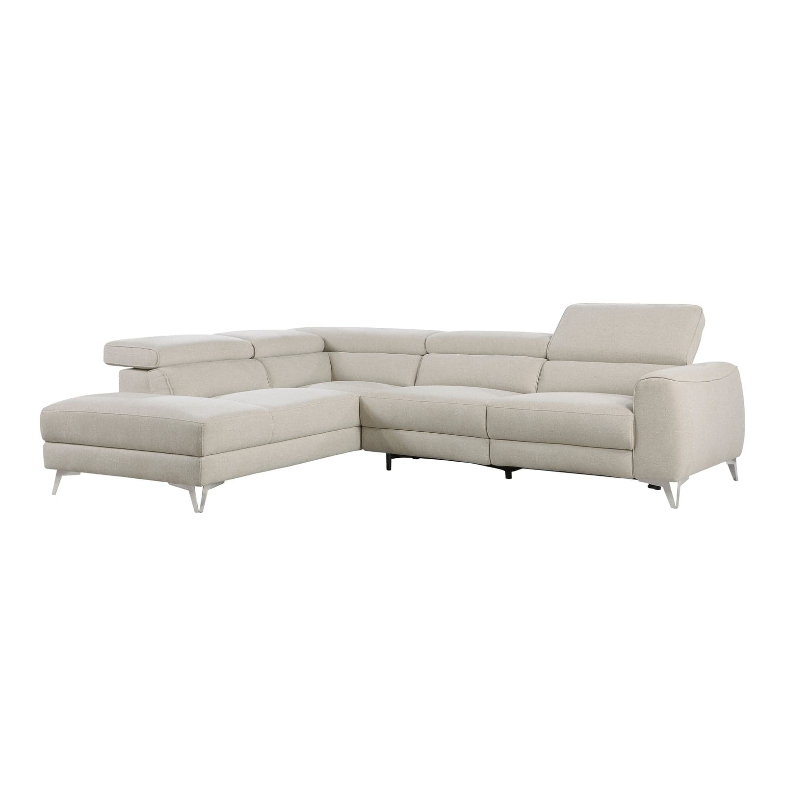 Eunice (2)2-Piece Power Reclining Sectional with Left Chaise — Vista 1 (1/3)